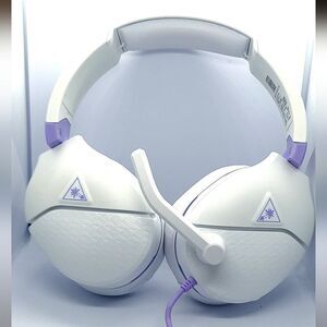 Turtle Beach Recon Spark White/Purple Over Ears Gaming Wired Headset Headphones